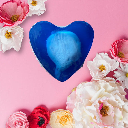 Savon cœur Blue sensation
